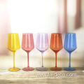 custom colored cocktail glasses